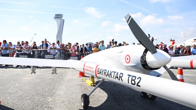 Milli İHA bu kez "selfie" çekti